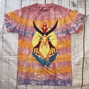 Princess Mononoke T-Shirt Tie Dye Ghibli Anime Tee Adult Size Medium